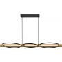 Lampa wisząca 3x38 W czarna PND5536240WWO Italux Natano zdj.1