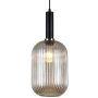 Lampa wisząca 1x40 W czarna PND55881LBKAMB Italux Antiola zdj.1