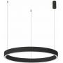 Lampa wisząca 1x60 W czarna PND56215080RPPBK3KS4KTRDIMM Italux Brasco Down zdj.1