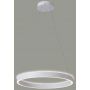 Lampa wisząca 1x80 W biała PND56215D080RPCWH3KS4KTRDIMM Italux Brasco Up Down zdj.2