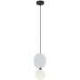 Lampa wisząca 1x25 W czarna-szary/popielaty PND597791MLGR Italux Andrea zdj.1