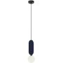 Lampa wisząca 1x25 W niebieska PND598151BLU Italux Lorenzo zdj.1