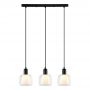 Lampa wisząca 3x40 W czarna PND675943BKCL Italux Lamezia zdj.2