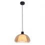 Lampa wisząca 1x7 W bursztynowa PND84638BKAMB Italux Apiro zdj.2