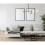 Lampa podsufitowa 4x25 W czarna PND91484OPAL Italux Marino zdj.2