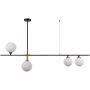 Lampa wisząca 4x25 W czarna PND91524 Italux Belmonte zdj.1