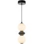 Lampa wisząca 1x10 W czarna PND949212ABK Italux zdj.1