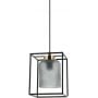 Lampa wisząca 1x40 W czarna-szary/popielaty PND232311BKSG Italux Sinella zdj.2