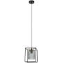 Lampa wisząca 1x40 W czarna-szary/popielaty PND232311BKSG Italux Sinella zdj.1