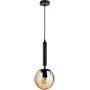 Lampa wisząca 1x10 W bursztynowa PND23241BKAMB Italux Ravena zdj.1