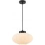 Lampa wisząca 1x40 W biała-czarna PND523761BK Italux Groste zdj.3