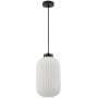 Lampa wisząca 1x40 W biała-czarna PND526361BK Italux Lindo zdj.1