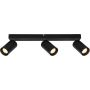 Lampa podsufitowa 3x10 W czarna SPL234363BK Italux Nesto zdj.1