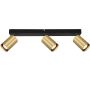 Lampa podsufitowa 3x10 W złota SPL234363BKGD Italux Nesto zdj.1