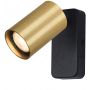 Kinkiet 1x10 W złoty WL234361BKGD Italux Nesto zdj.1