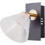 Kinkiet 1x4 W czarny WL343931BKHBR Italux Orella zdj.1