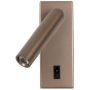 Kinkiet 1x2.5 W brązowy WL463761CF Italux Nova zdj.1