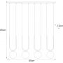 Lampa wisząca 4x10 W czarna-złota-bursztynowa K5597 Kaja Goldi zdj.2