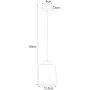 Lampa wisząca 1x15 W czarna-złota-bursztynowa K5520 Kaja Aurelia zdj.2