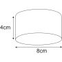 Lampa podsufitowa 1x10 W biała K5471 Kaja Horn zdj.2