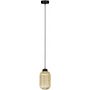 Lampa wisząca 1x15 W czarna-bursztynowa K5740 Kaja Fadiga zdj.1