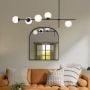 Lampa wisząca 5x40 W biała-czarna K4738 Kaja Vuelta zdj.5