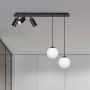 Lampa podsufitowa 5x40 W biała-czarna K4138 Kaja Albio zdj.4
