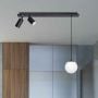 Lampa wisząca 3x40 W biała-czarna K4137 Kaja Albio zdj.4