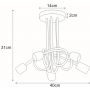 Lampa podsufitowa K3621 Kaja Deze zdj.2