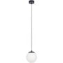 Lampa wisząca 1x40 W biała-czarna K4920 Kaja Savoy zdj.1