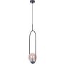 Lampa wisząca 1x40 W czarna-bursztynowa K5120 Kaja Venta zdj.3