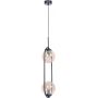 Lampa wisząca 2x40 W czarna-bursztynowa K5121 Kaja Venta zdj.3