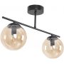 Lampa podsufitowa 2x10 W czarna-bursztynowa K5163 Kaja Delta zdj.4