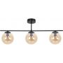 Lampa podsufitowa 3x10 W czarna-bursztynowa K5164 Kaja Delta zdj.1