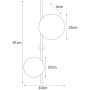 Kinkiet 2x10 W biały K5324 Kaja Pero zdj.2