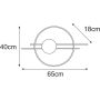 Kinkiet 1x40 W czarny K5341 Kaja Astra zdj.2