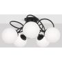 Lampa podsufitowa 5x40 W czarna K5351 Kaja Nela zdj.1