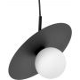 Lampa wisząca 1x10 W biała-czarna K5371 Kaja Sante zdj.4