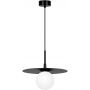 Lampa wisząca 1x10 W biała-czarna K5371 Kaja Sante zdj.1