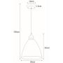 Lampa wisząca K80051WH Kaja Watso White zdj.2