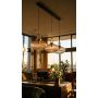 Lampa wisząca 3x15 W czarna-patyna-bursztynowa K5856 Kaja Akari zdj.4