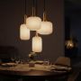 Lampa wisząca 4x15 W biała-czarna-patyna K5872 Kaja Fabio zdj.4