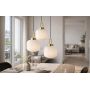 Lampa wisząca 3x15 W biała-czarna-patyna K5892 Kaja Diop zdj.4