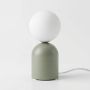 Lampa stołowa 1x10 W biała-zielona K5974 Kaja Koni zdj.1