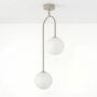 Lampa podsufitowa 2x10 W biała-beżowa K6025 Kaja Pike zdj.1