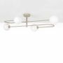 Lampa podsufitowa 4x10 W biała-beżowa K6026 Kaja Pike zdj.1