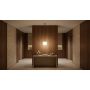 Lampa wisząca 1x10 W biała-beżowa K6040 Kaja Raya zdj.3