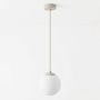 Lampa wisząca 1x10 W biała-beżowa K6040 Kaja Raya zdj.1