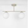 Lampa podsufitowa 2x10 W biała-beżowa K6041 Kaja Raya zdj.1