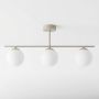Lampa podsufitowa 3x10 W biała-beżowa K6042 Kaja Raya zdj.1